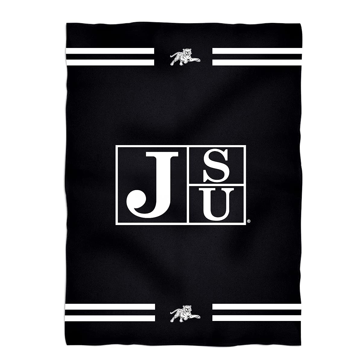 Vive La Fete College Blanket, Officially Licensed Jackson State Tigers, Warm & Lightweight Throw Measuring 40" X 58" from