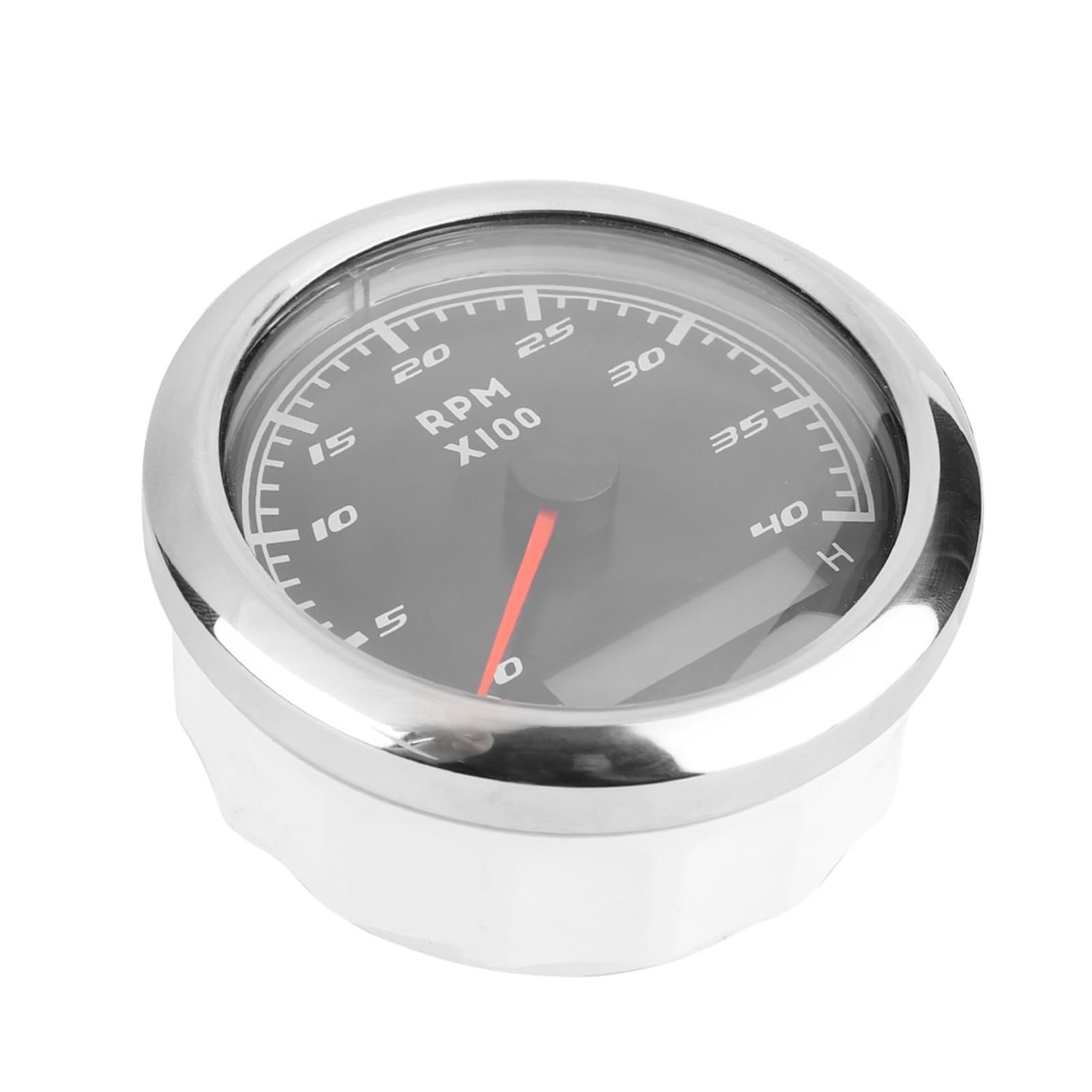 Tacómetro para barcos, medidor de tacómetro marino de 3,3 pulgadas, medidor de RPM, contador de horas LCD, contador de revoluciones, 12 V, 24 V, para salpicadero marino