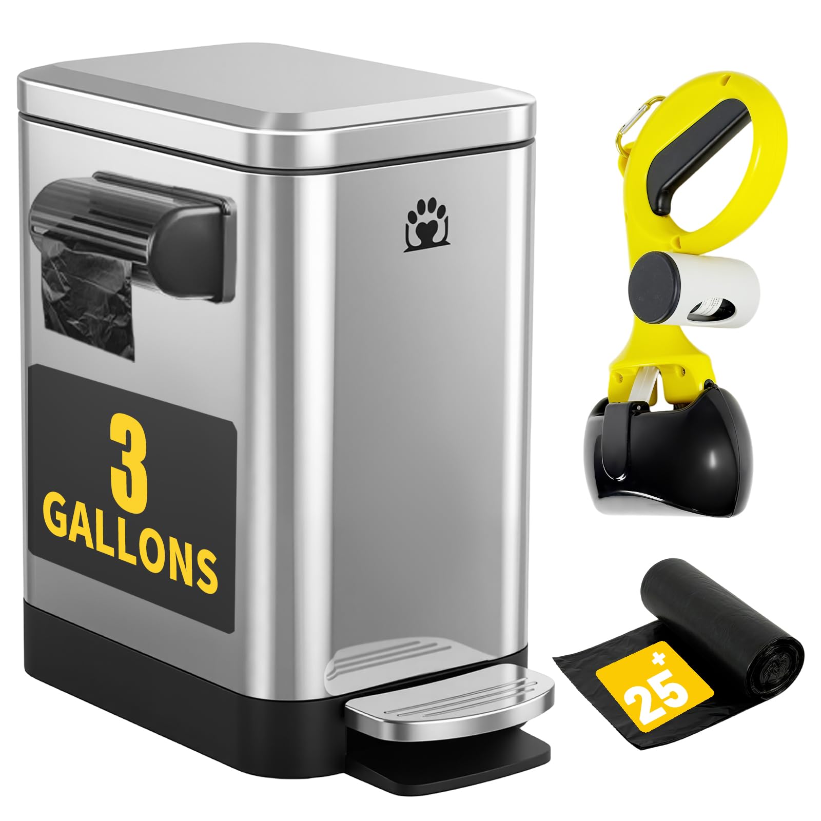 Dog Poop Trash Can - Outdoor & Odor Control -9 Dog Poop Trash Can - Outdoor & Odor Control -9