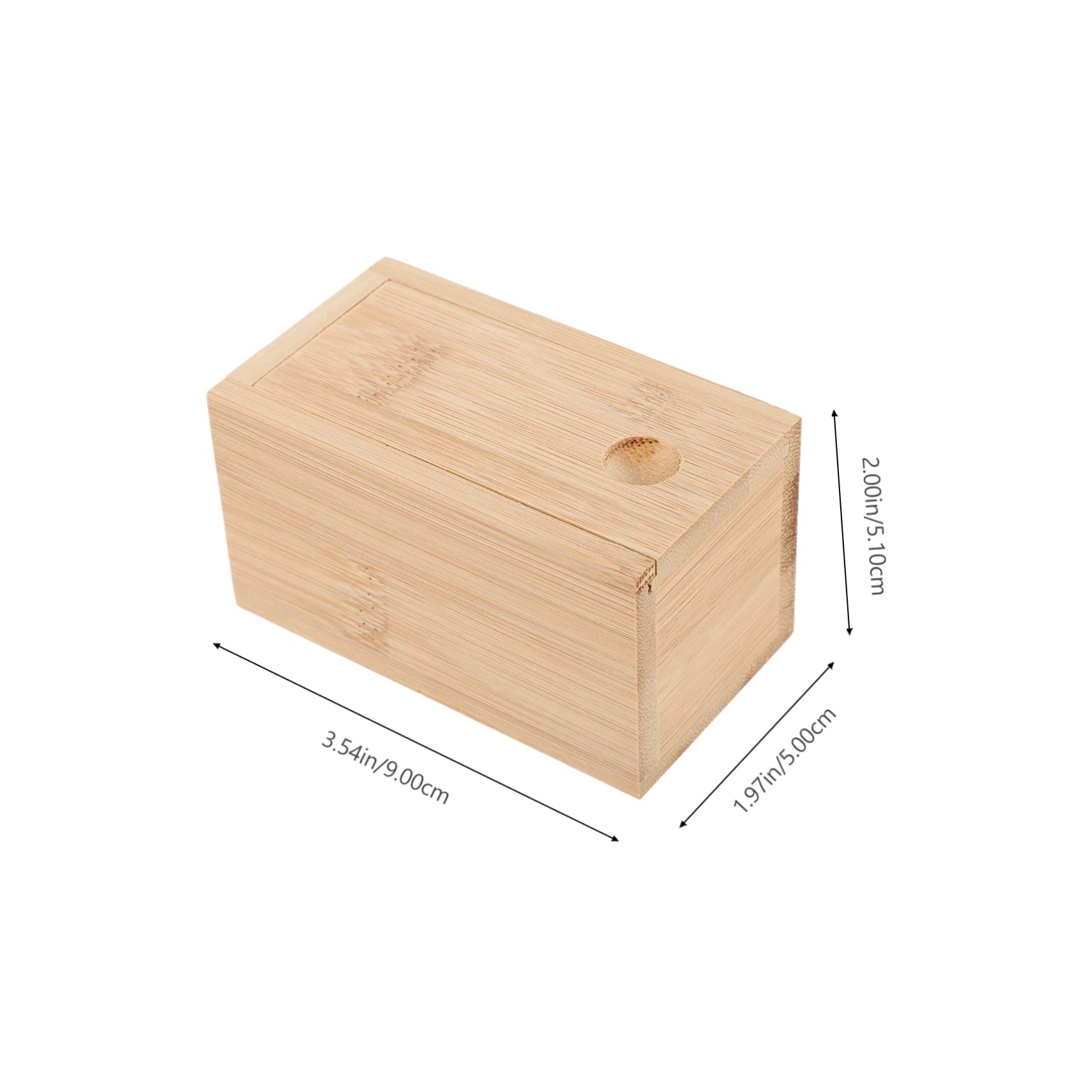 DECHOUS Portable Wooden Bait Box Compact Fishing Accessory for Bait Storage Durable and Convenient Container for Outdoor Fishing