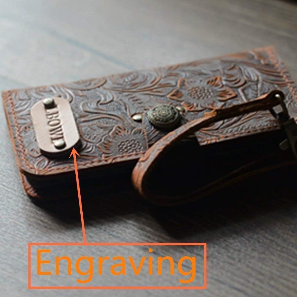 handmade Genuine Leather Letter pattern case for Samsung Galaxy S23 S22 S20 S20 Plus Ultra 5g