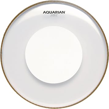 Aquarian Super 2 Clear 8" Tom Batter Drumhead w/Power Dot