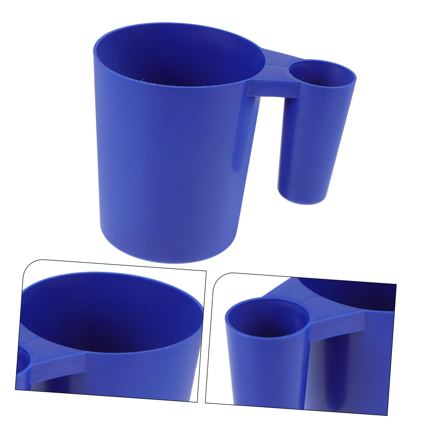 UKCOCO 4 Piezas Herramienta De Limpieza De Piscinas Piscina Infantil Hinchable Líquido Elementos Bañera Cestas Portátiles De Repuesto para Piscinas Agua Cuchara Bol Bien El Plastico Blue