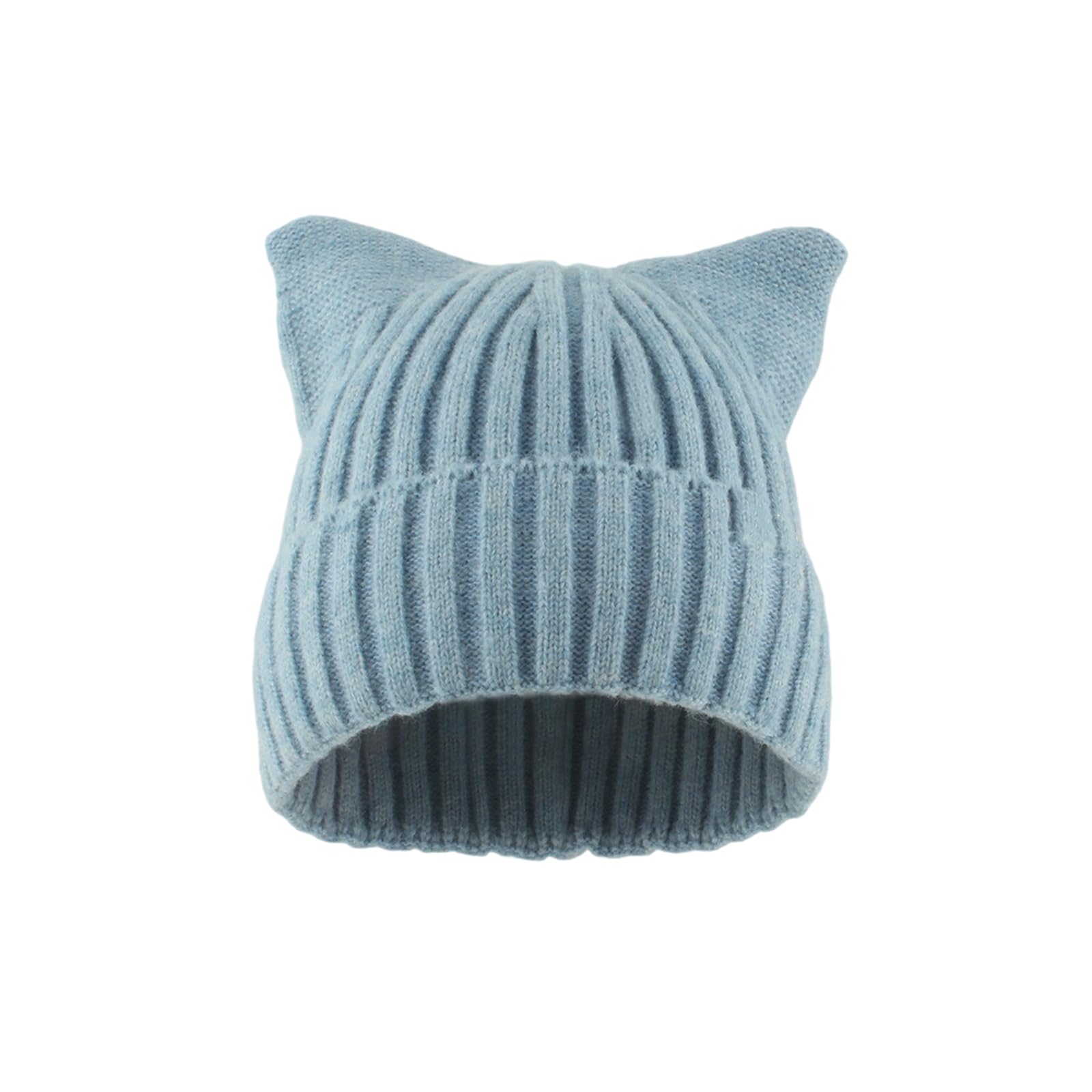 MICFENY Pullover Cartoon Head Covering with Ear for Outdoor Sports Warm Hat Oversized Headgear Hat for Winter