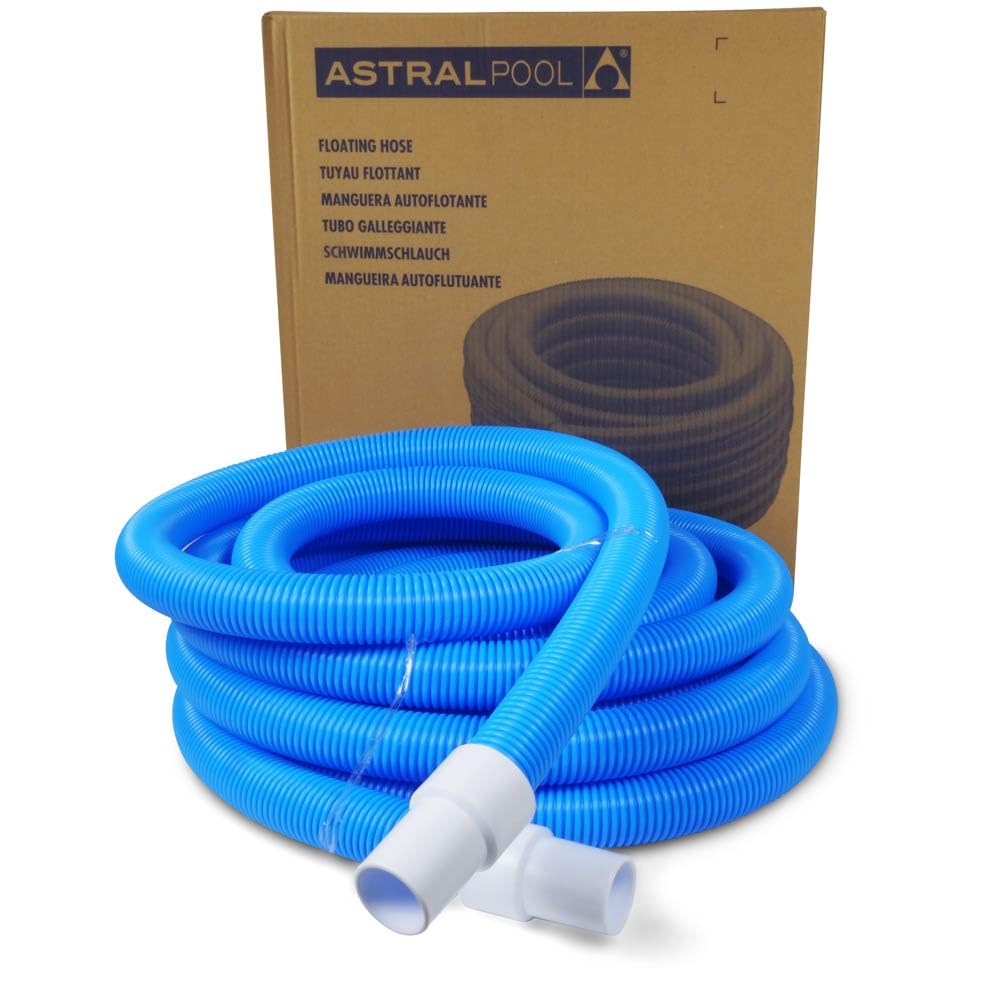 Astral Pool 8 m Saugschlauch Ø 38 mm - Flexibler Poolschlauch mit elastischen Muffen - Für Bodensauger und Bürsten - Hochwertiges Poolzubehör