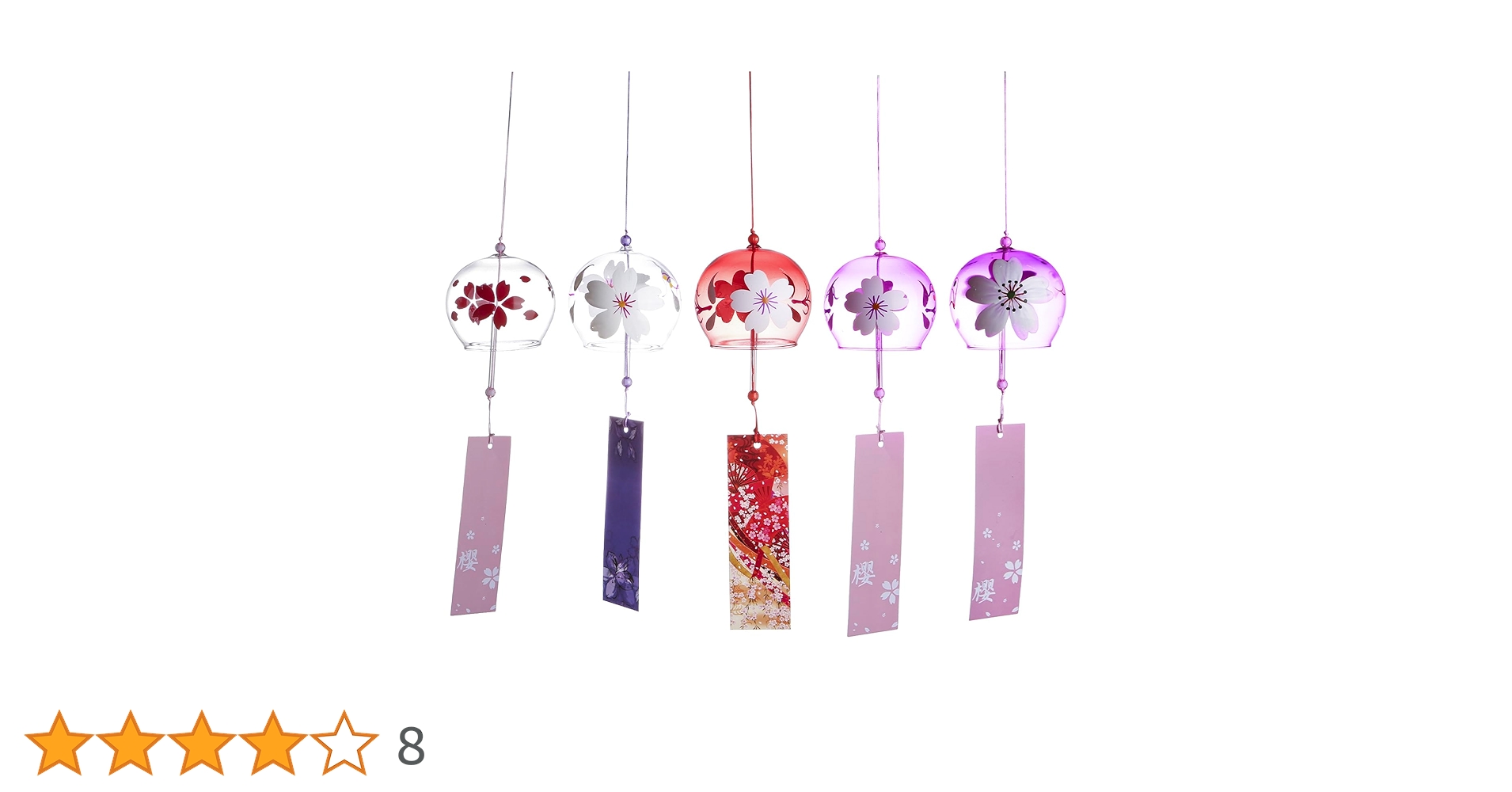 こわありん水彩画　風鈴と文鳥　値段は700円です こわありん様専用水彩画 風鈴と文鳥 値段は700円です