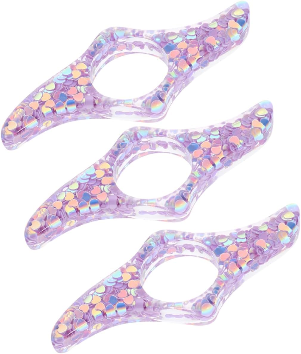 Vaguelly 3Pcs Decorative Resin Thumb Book Holders for Reading Page Support for Teachers and Book Lovers Unique Book Opener and Page Holder for Easy Reading