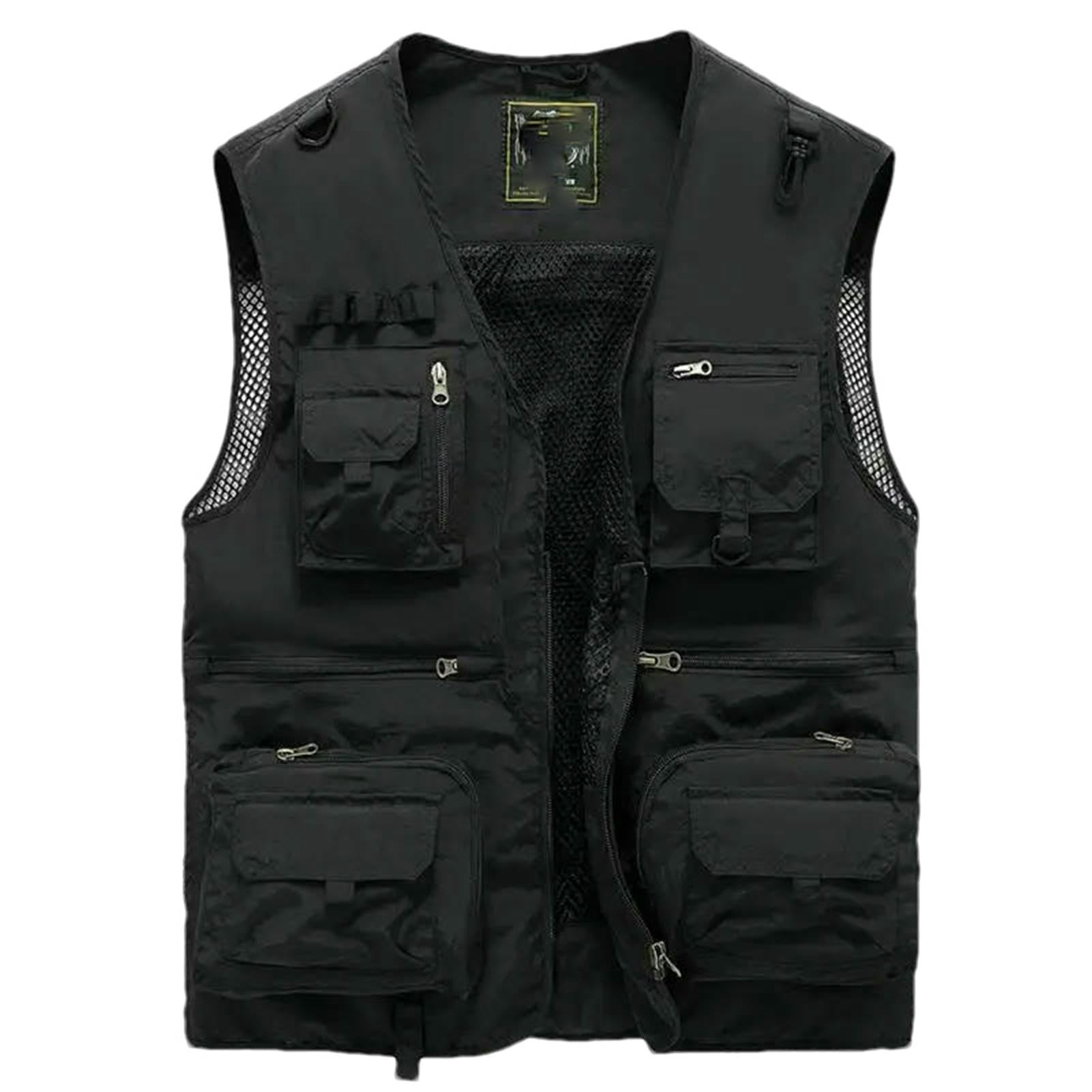 Chaleco cargo sin mangas para hombre ideal para excursiones y verano 5