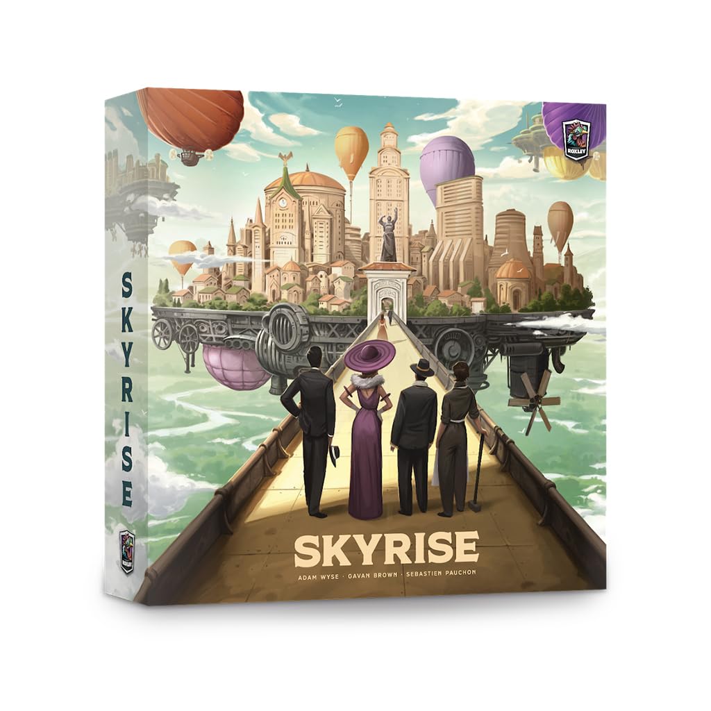 Roxley Games Skyrise - Strategic Spatial Auction & Area Majority Board Game