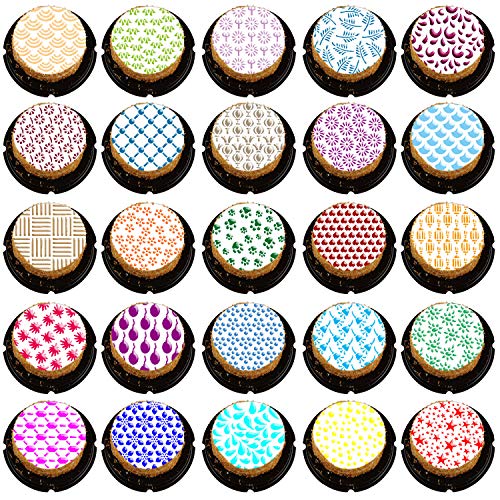 25-pack cookie stencil set for baking gingerbreads cookies cakes scrapbooking decor template mold - Thumbnail 3