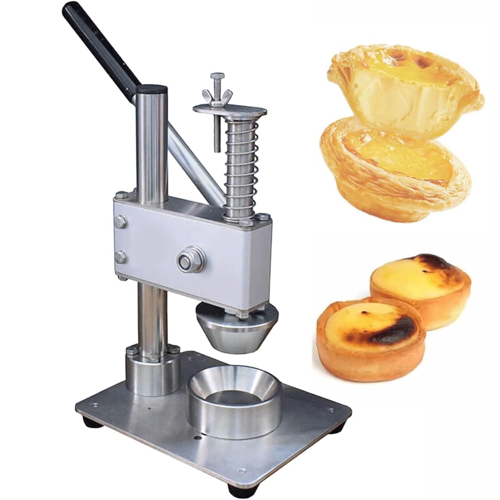 Moule à tarte manuel en acier inoxydable pour tarte à tarte