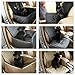 PETTOM Pet Bucket Seat Cover 2 in 1 Pet Front Seat Cover Dog Car Seat Cover Dog Hammock Non-Slip Backing Dog Car Seat Carrier Waterproof Full Protection Seat Protector f (Black)