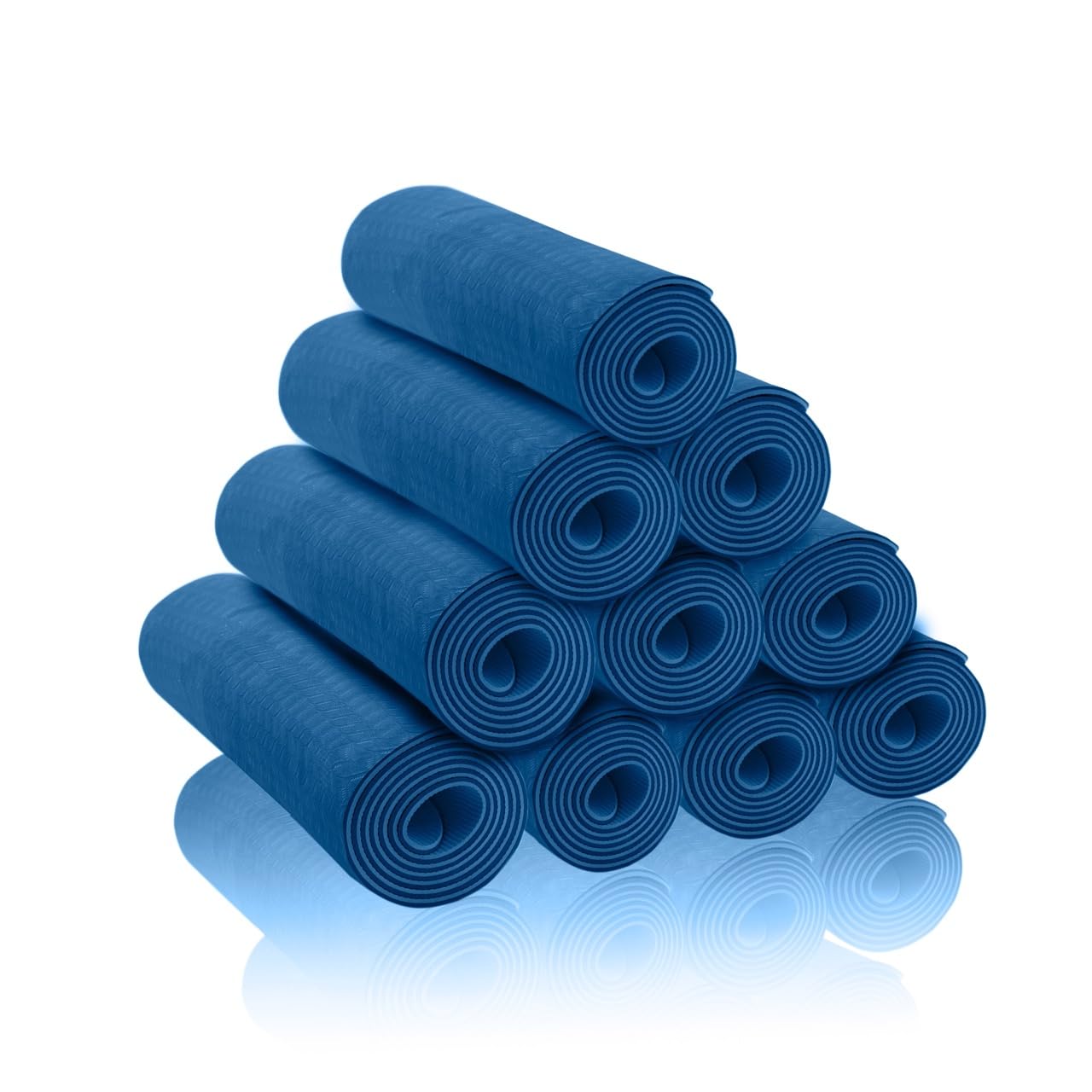 Pack 10 Unidades Esterilla Yoga Antideslizante - Esterilla Pilates - Esterilla Fitness - Alfombra Yoga Mat Plegable - Colchoneta Gimnasia Pilates Fitness - Incluye Bolsa Esterilla - Mat Yoga
