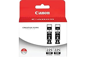 Canon 225 PGBK High-Yield Black Ink Twin Pack