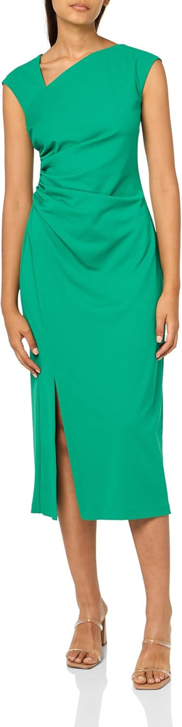 anne klein asymmetrical dress Mock Neck Shift Dress main image 1