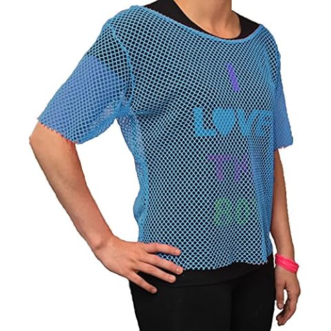 1980s Neon Mesh Top for Parties Cover