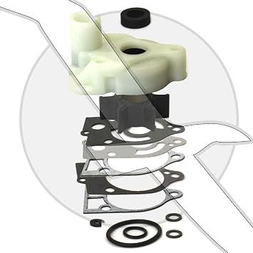 30-70hp Impeller Water Pump Repair Kit with Housing Replaces Mercury 46-60366Q1