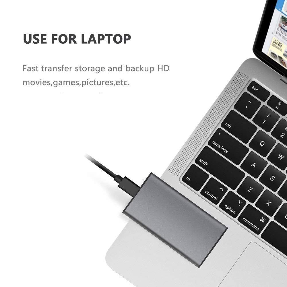 Amazon | SSD外付けソリッドステートドライブ2tb / 500gb