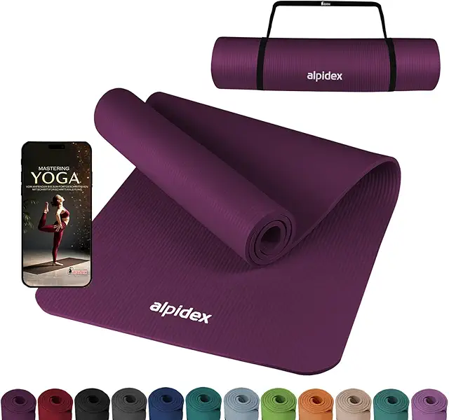 Lululemon Yoga Mat - ALPIDEX Phthalate-Free 183x60cm with E-Book