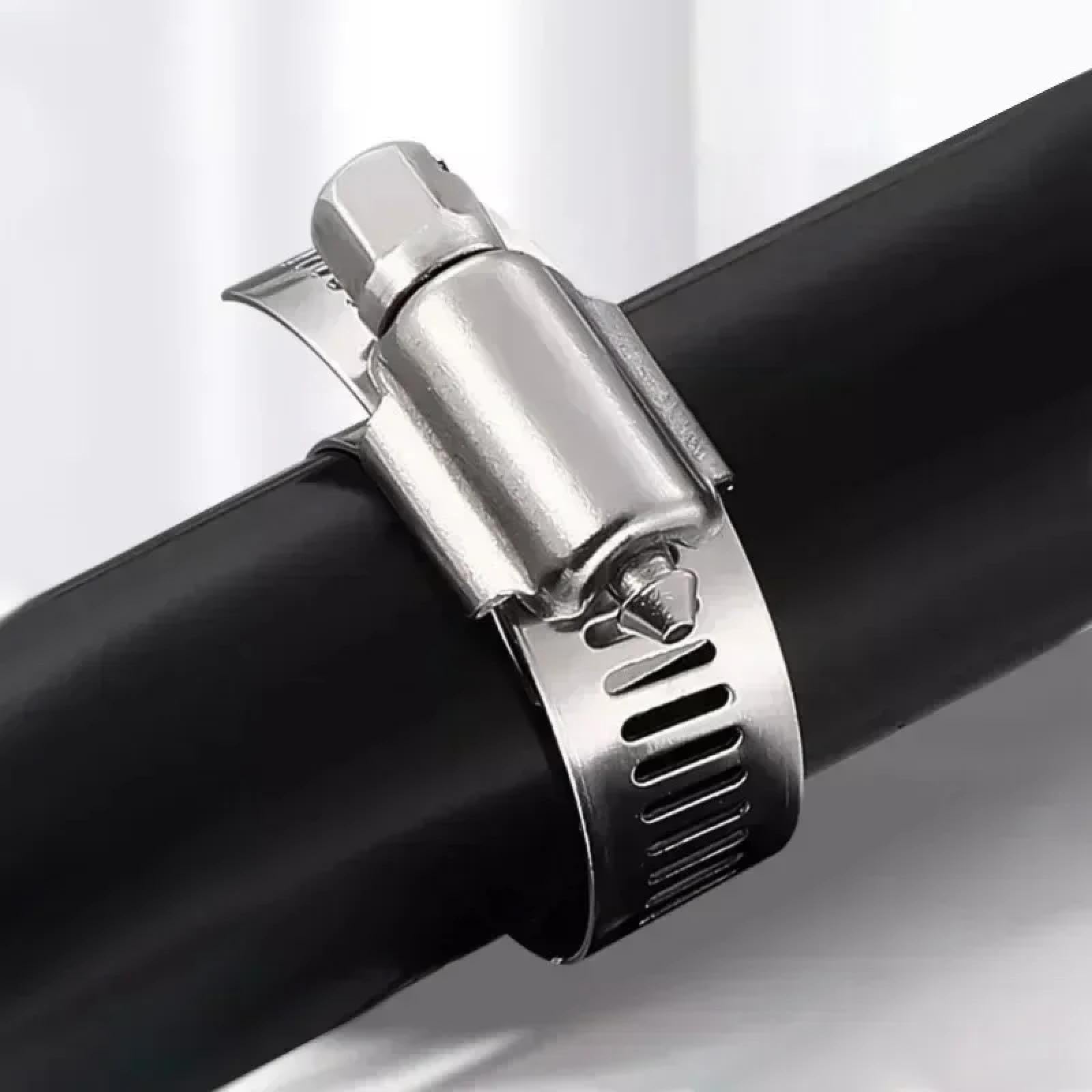 Abrazaderas de manguera de acero inoxidable 304, 12 unidades, para línea de combustible, 6-152 mm (12 unidades, 65-89 mm)