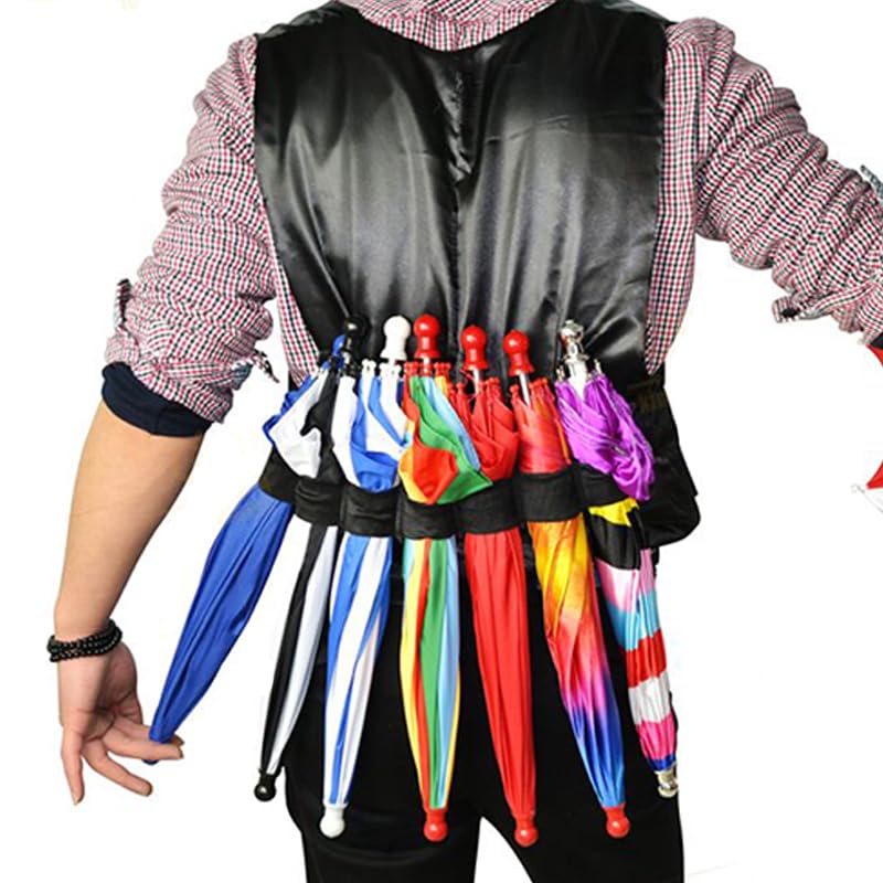Vest for Parasol Production (S/M/L) Magic Tricks Umbrella Production Vest Magician Accessories Stage Illusions Gimmicks Mentalism Props (Medium)
