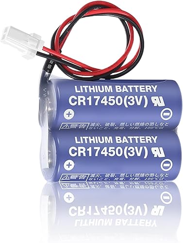 Miniatura 3 de BUCADU Paquete de 20 2CR17450 3V 2600mAh D80UB016170 Batería PLC Control Industrial Batería para Mazak CR17450-2WK27 Batería