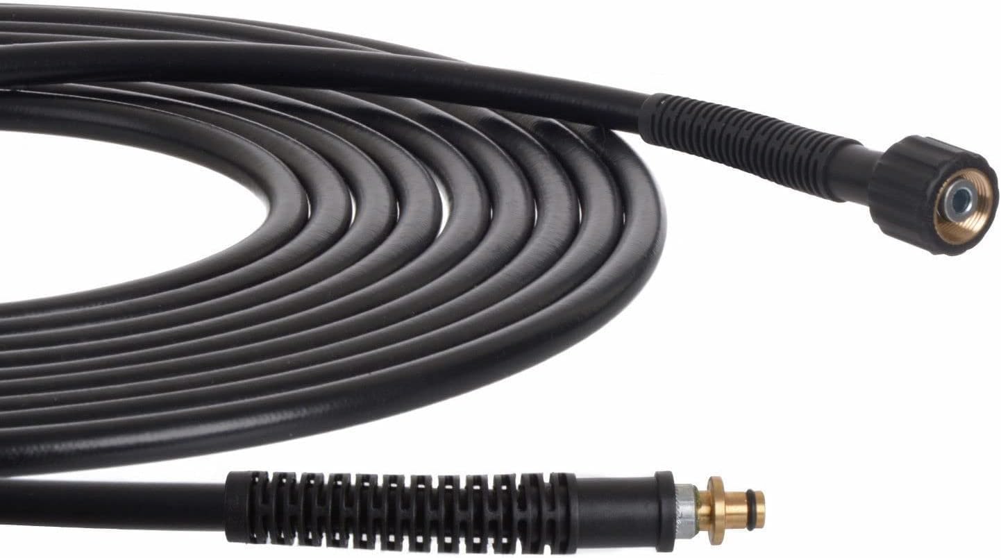High Pressure Washer Replacement Hose for Kärcher K Series Washers Karcher K2, Click M22 (14mm) Female Type Plug - Old Model Quick Connector Extension Water Clean Pipe (15M)