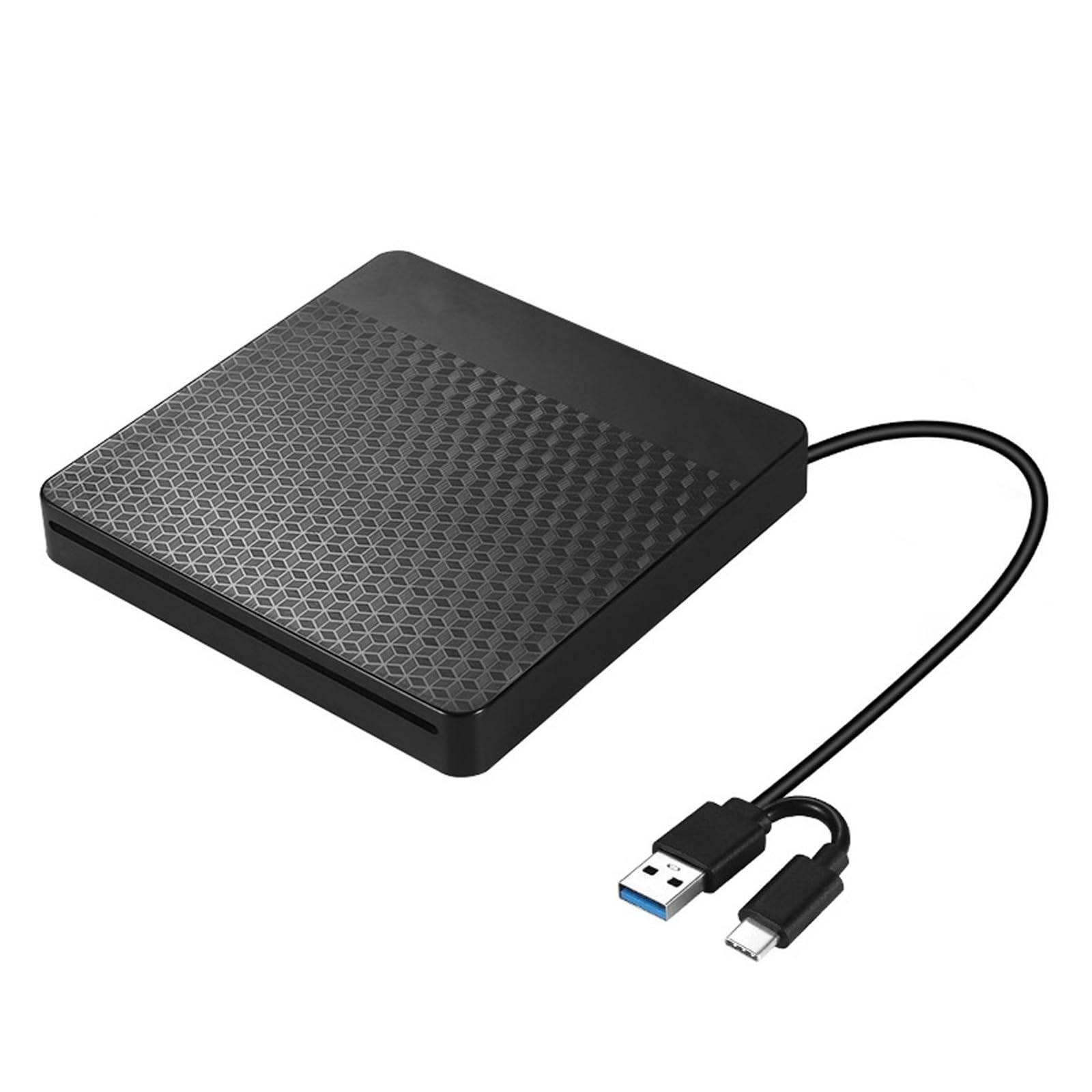Reproductor de DVD Unidad De DVD Externa USB 3,0 Tipo C, Unidad Óptica, CD con Ranura Delgada, Combo DVD +/-RW, Reproductor De Grabadora, USB C, Superdrive For Ordenador Portátil