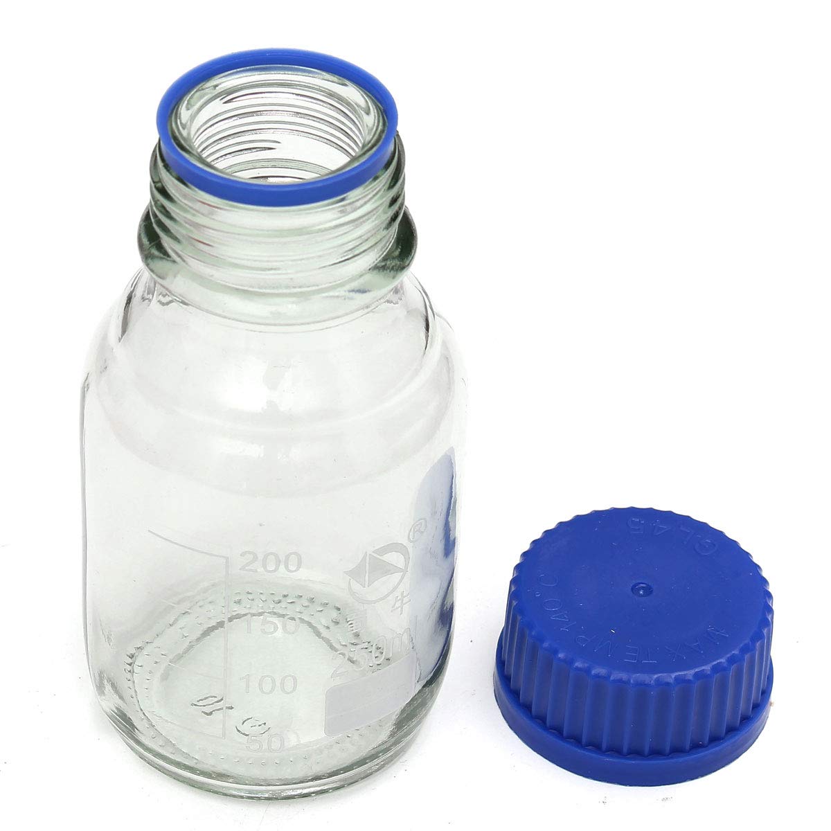 VIDOO Experiment Glas Reagenz Flaschen Blau Schraubkappe 100Ml 250Ml 500Ml 1000Ml- 500Ml