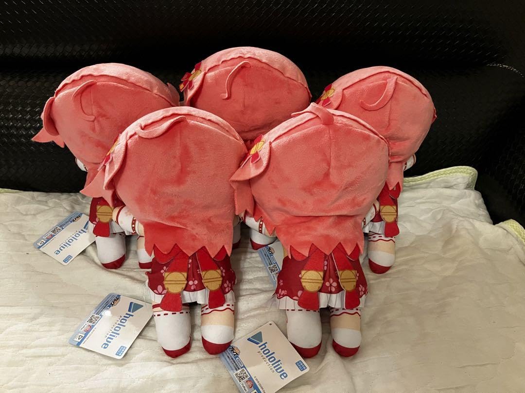 Amazon.co.jp: ホロ ライブ 寝そべりぬいぐるみ さくらみこ 兎田ぺこら 