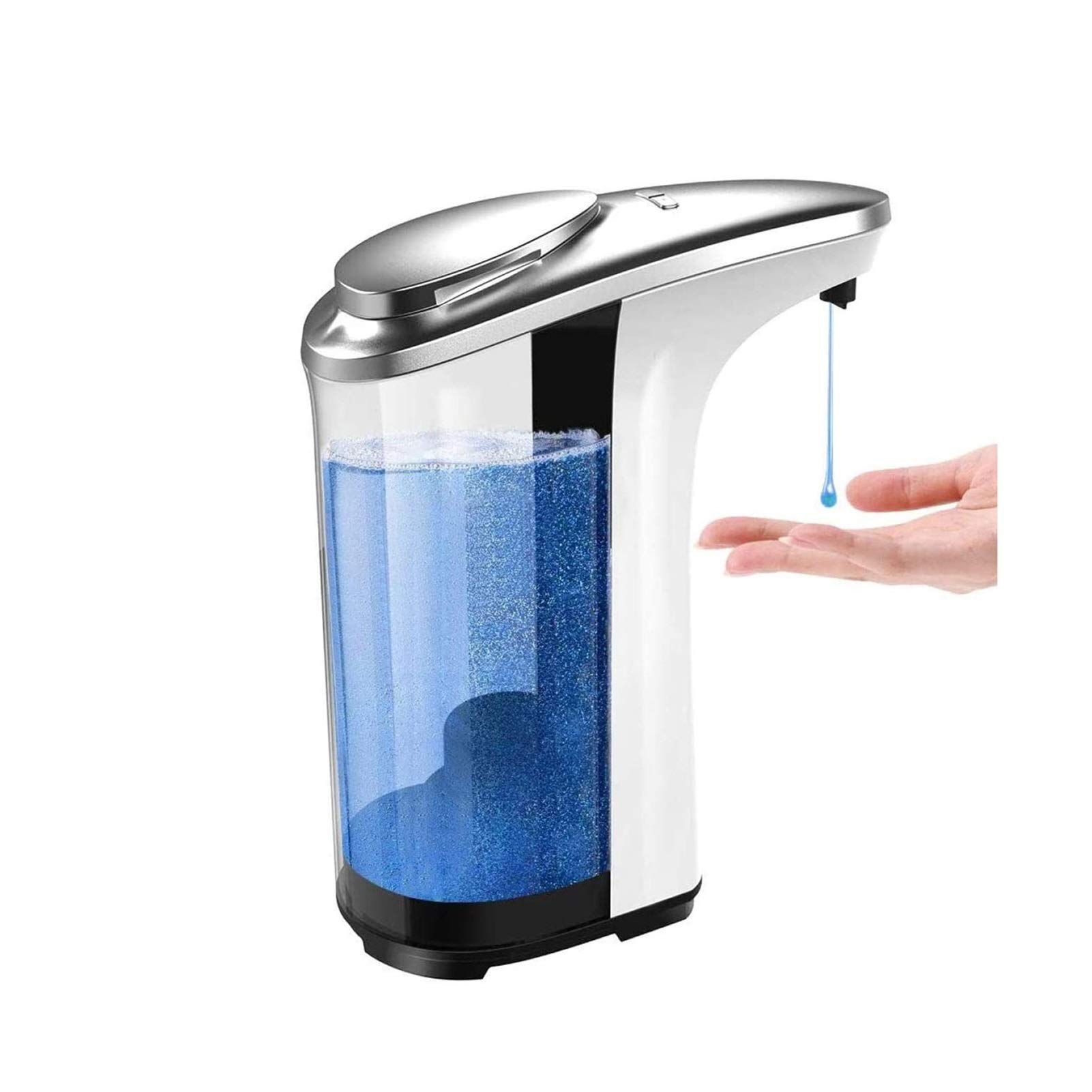 GeRRiT Dispenser Automatico di Sapone, Dispenser di Sapone Gel Touchless da 17 Oz, Dispenser di Sapone for Mani Impermeabile for Bagno, Cucina