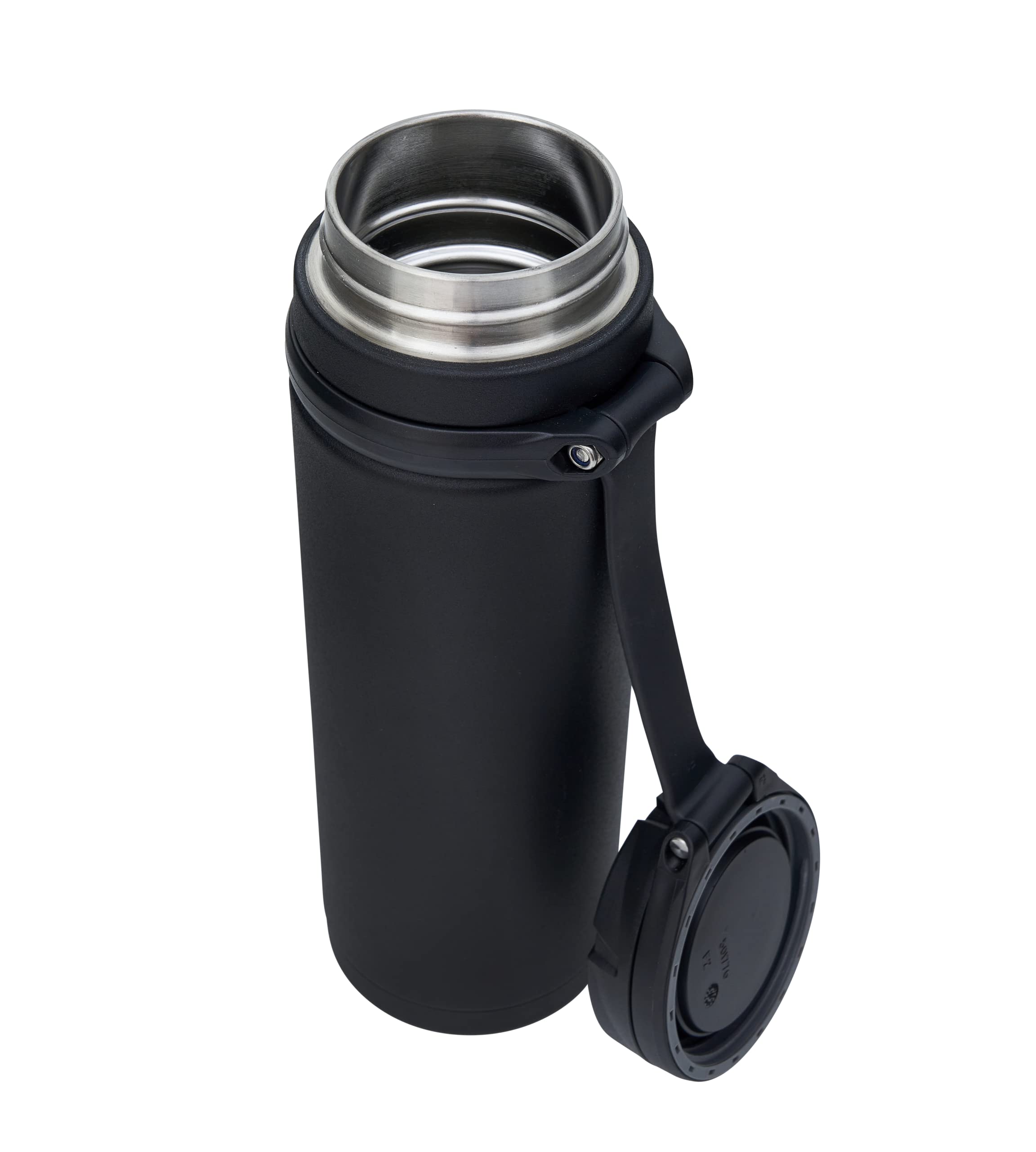 Contigo Fuse Edelstahl Trinkflasche, 100% auslaufsicher, große Wasserflasche mit breitem Schraubverschluss, hält Getränke bis zu 30 Stunden kalt, Premium Outdoor Thermoflasche, 700 ml