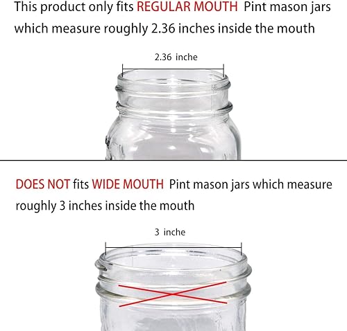 Miniatura 4 de Amolliar Bomba Dispensadora de Jabón Líquido de Tarro de Masón, Tapa de Acero Inoxidable Resistente a la Oxidación, Linda Decoración de Granja para