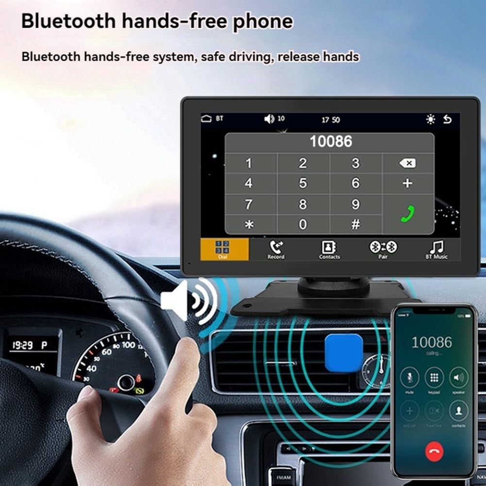 9-calowe radio samochodowe multimedialny odtwarzacz wideo bezprzewodowy CarPlay Android Auto ekran dotykowy przenośne samochodowe stereo do wszystkich pojazdów