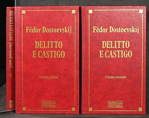  Delitto E Castigo. Vol. 1 Di Fedor Dostoevskij Ed. 1992 Famiglia Cristiana Aa1