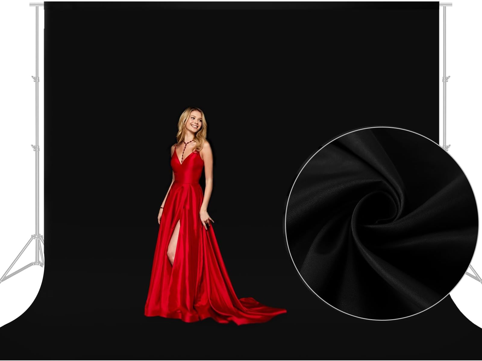 10x10FT Black Backdrop
