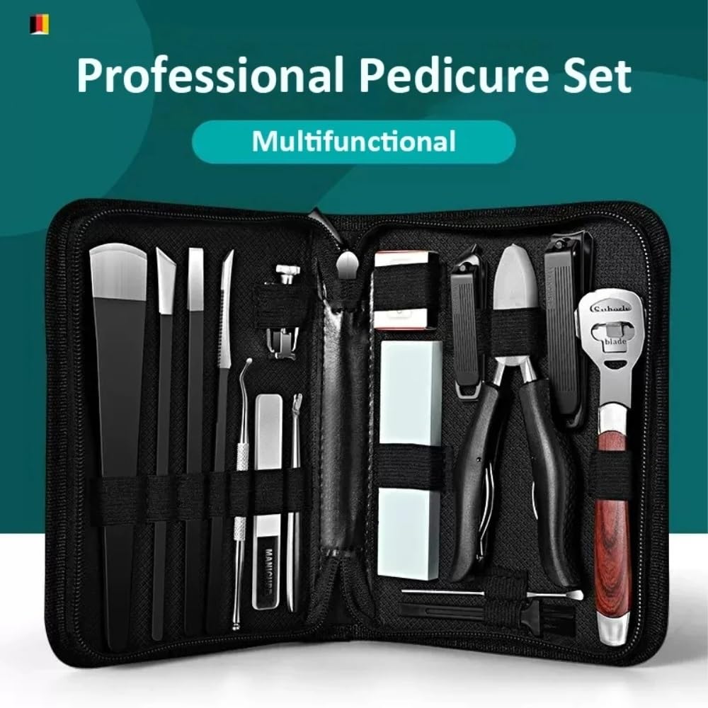 Zestaw do manicure dla kobiet, 16Pcs/set Pedicure set Ingrown Toenail Tools Kit Premium Nail Treatment Foot Tool Ingrown Toenail Removal Correction Clippers