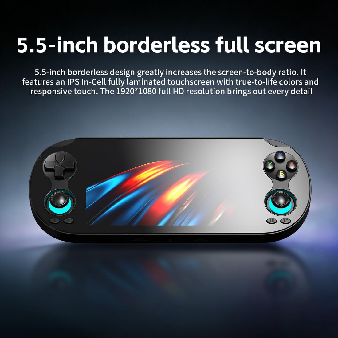 RG VITA PRO 5,5 Zoll Retro Handheld-Spielkonsole, Dual System Android und Linux, RK3576, 32GB-Systemkarte, Full Touch Screen + 128TF-Karte