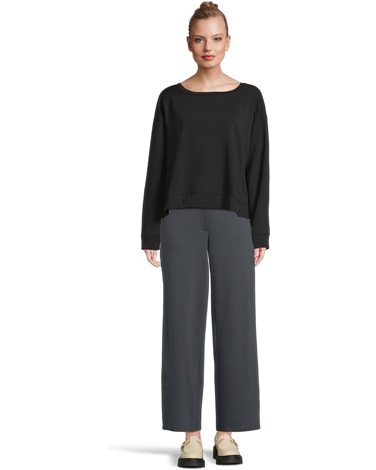 Eileen Fisher Garment Dyed Terry Ballet Neck Box Top - #5 of 5