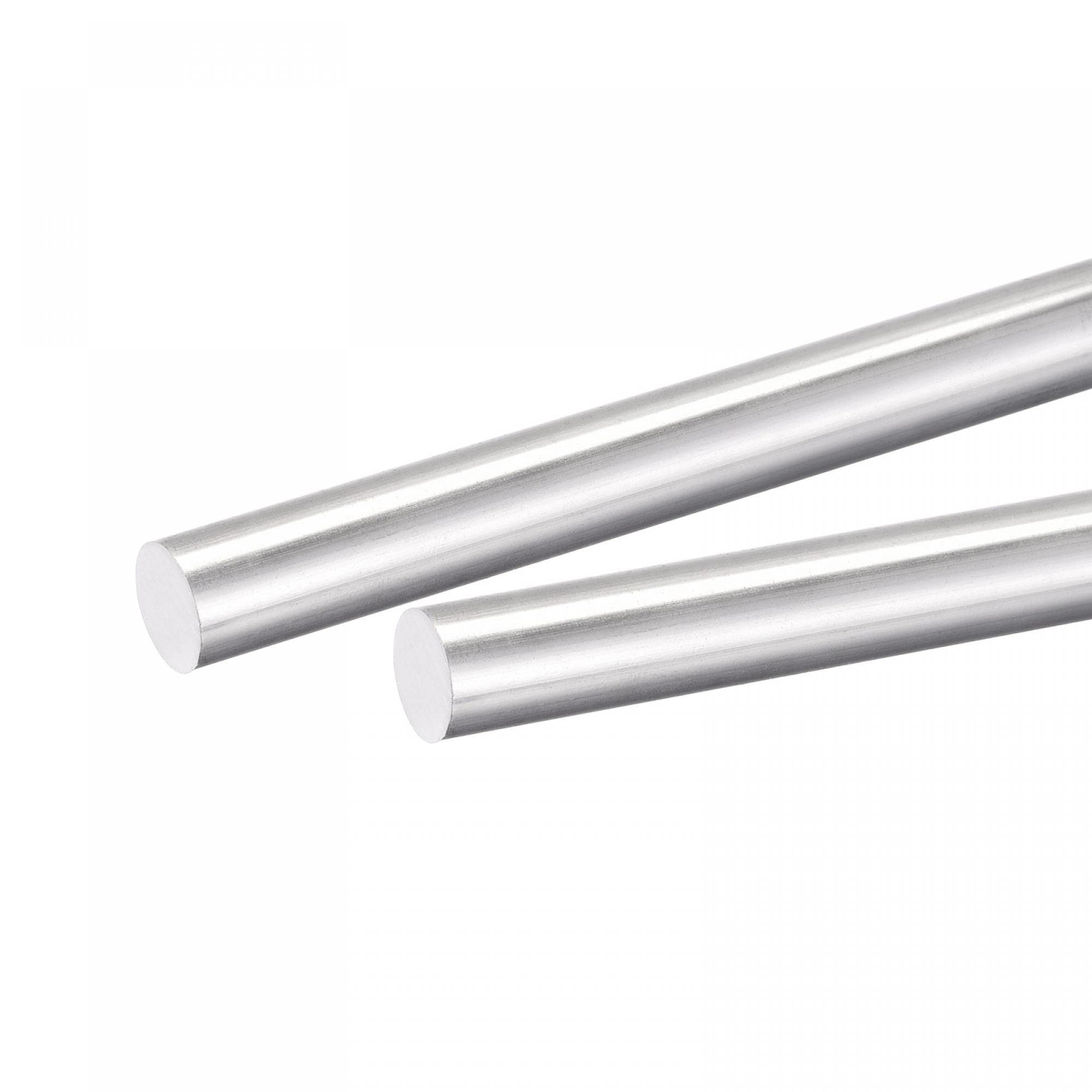Lot De 4 Barres En Aluminium Rond – Diamètre 5mm, Longueur 300mm, Solide, Pour Bricolage Et DIY