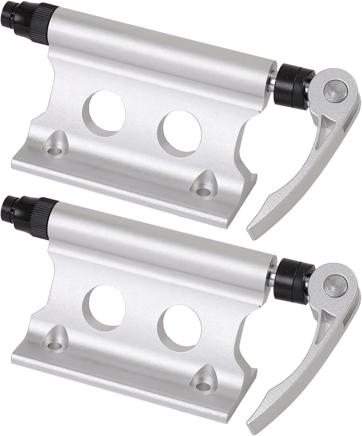 Portable Block Fork Mount, 2 Pcs Metal Front Fork Mount, Quick Release, Universal Car Auto Truck Rack