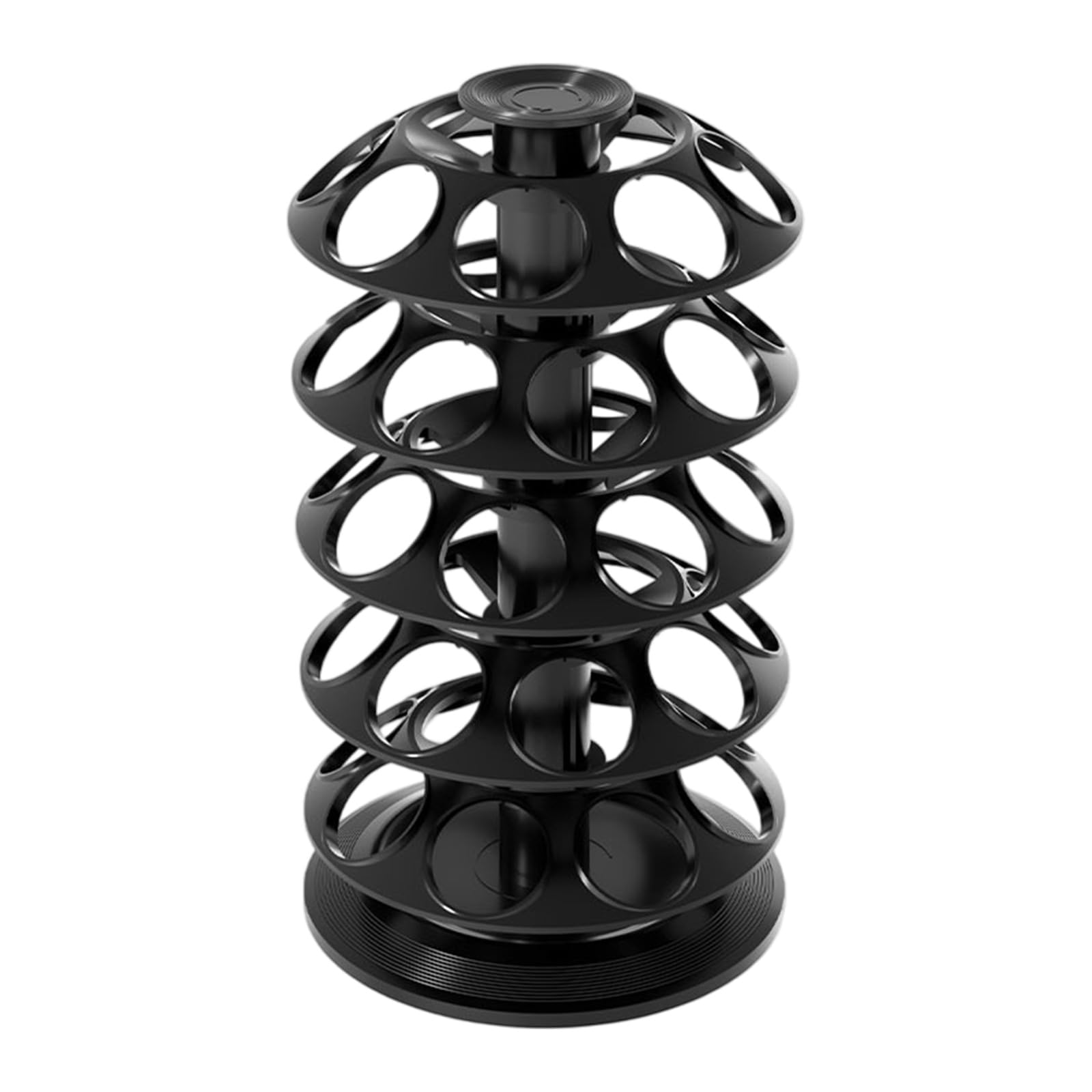 our fave Efficient Coffee Organizers 40 Pods Capacity Smooth Rotation Sturdy ABS Construction Space Saving Coffee Holder