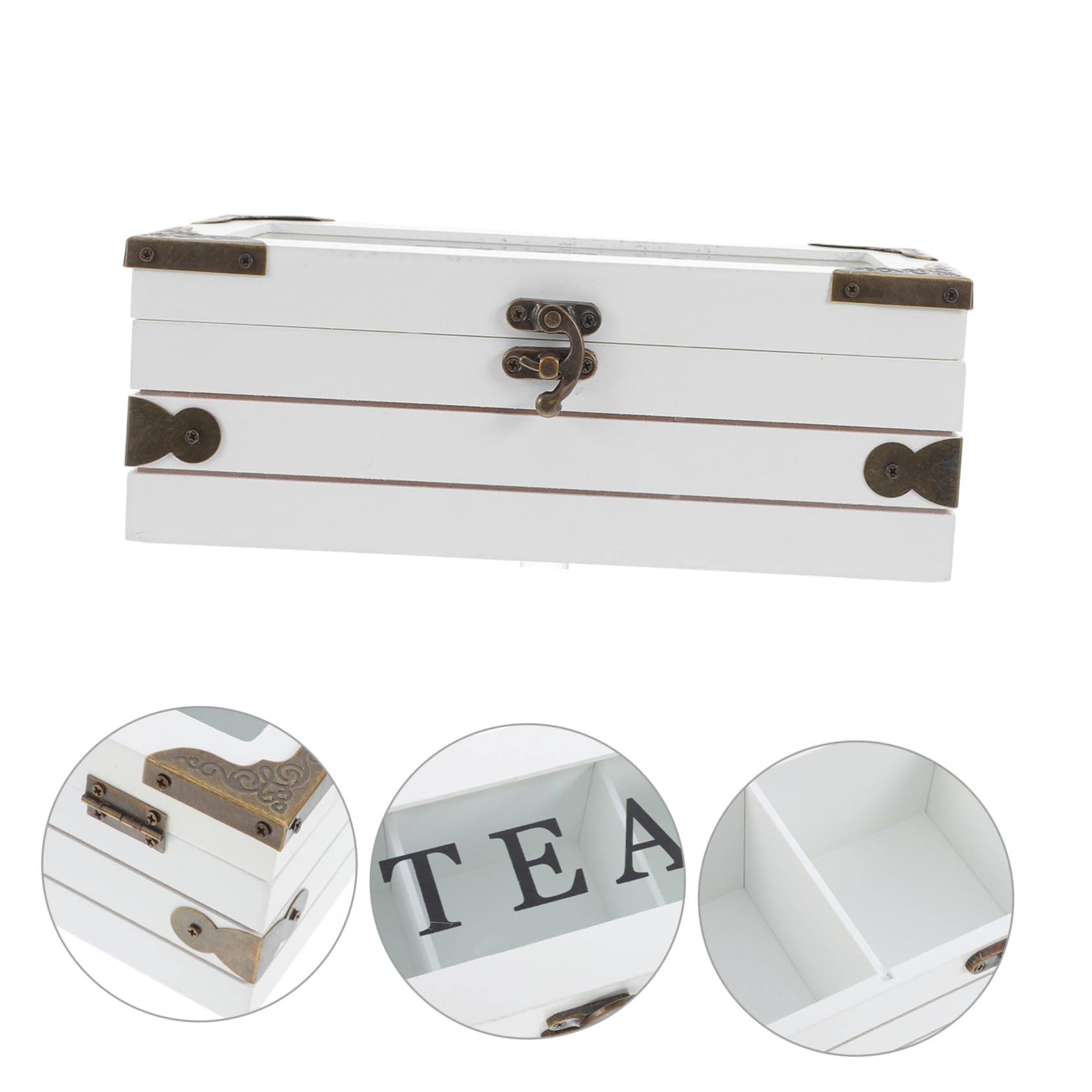 Holz Teebeutel Aufbewahrungsbox Mit Fächern Multifunktions Snackbox Für Teebeutel Und Zuckerpäckchen Platzsparender Organizer Für Küche
