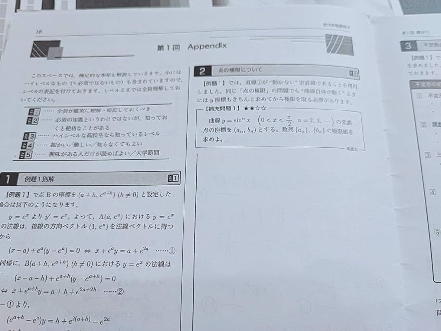 鉄緑会上位クラスによる高2数学実戦講座の後期補助プリント冊子集　駿台　河合塾 鉄緑会 高2数学 数学実戦講座問題集解説プリント上位クラス限定