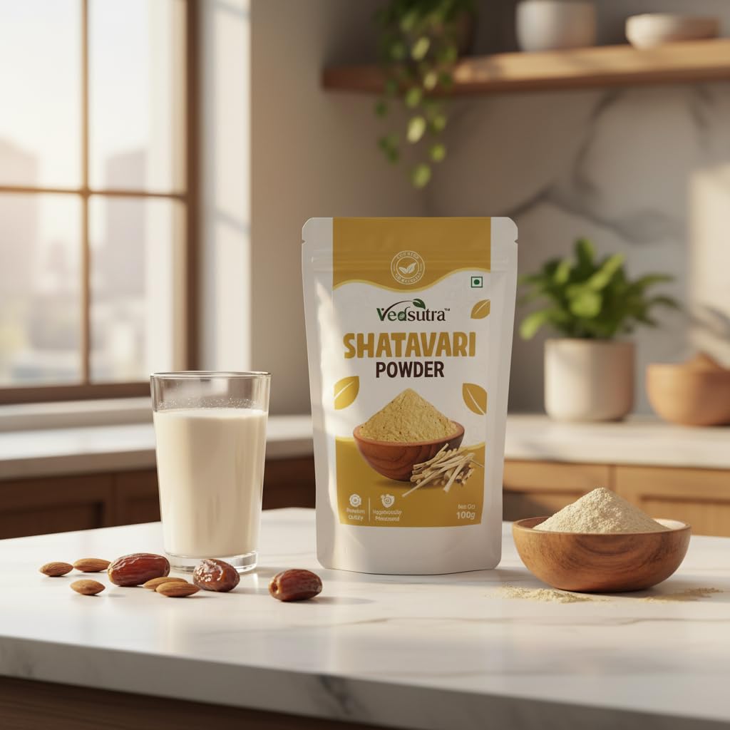 Vedsutra Shatavari Helps Boosts Health and Vitality 100g — Amazon image 7