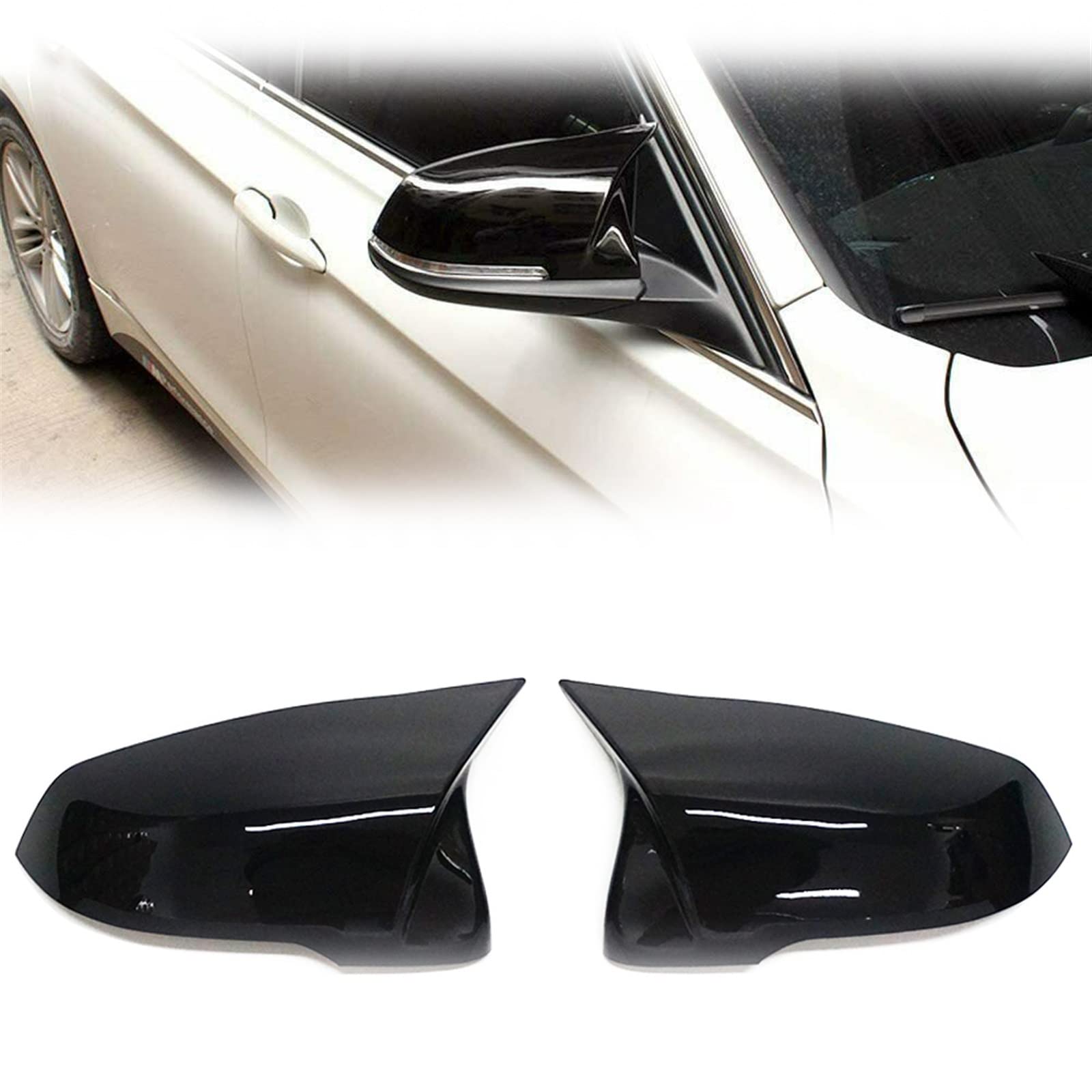 Coque de rétroviseur BMW F44 F48 brisée ? Remplacez par ces capuchons noirs