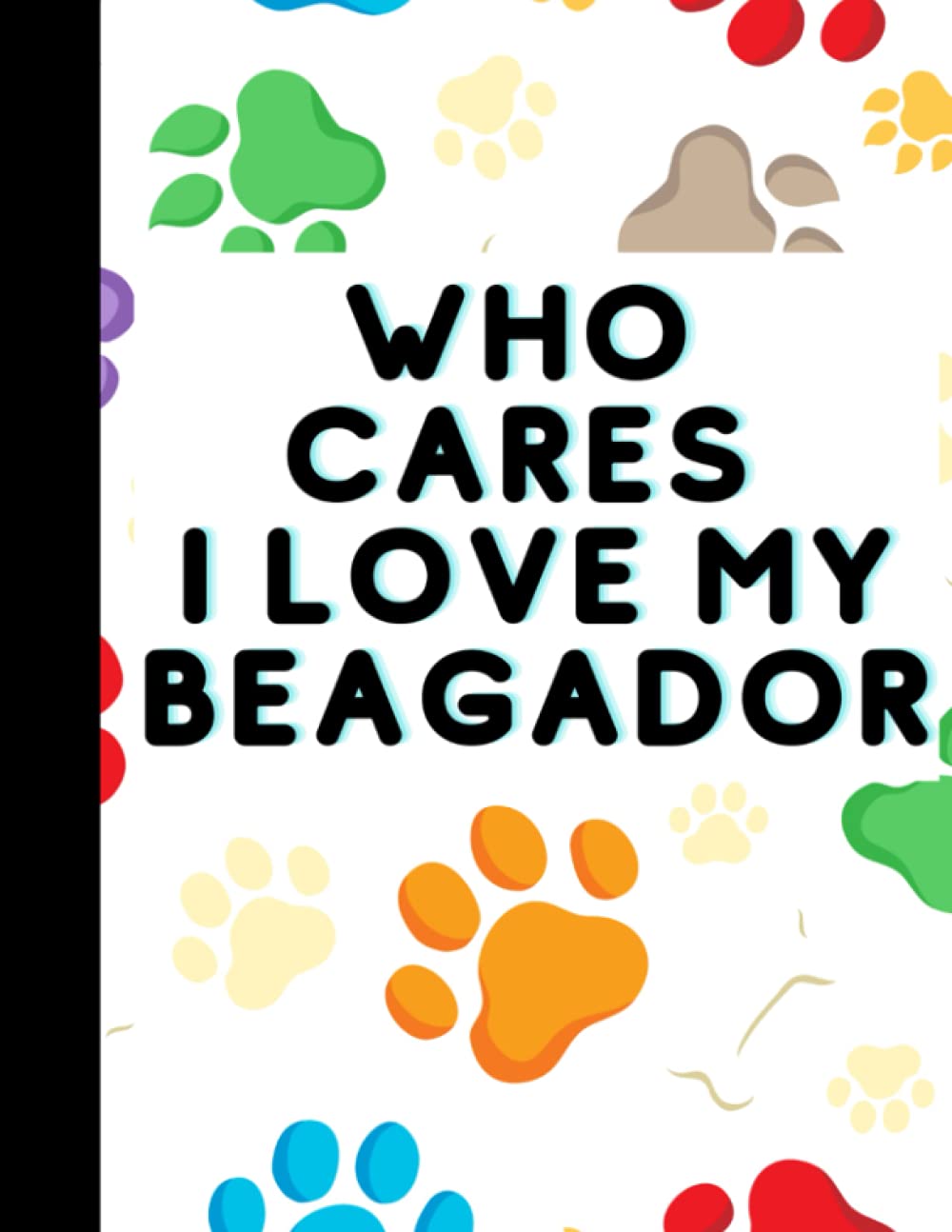 Beagador Composition notebook. Large 8.5in by 11in 120pg. Great for gifts and Tibetan Mastiff lovers.: Beagador notebook