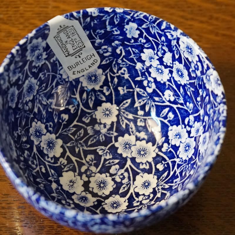 Amazon.co.jp: Calico ブルーキャリコ バーレイ社 シュガーボウルL