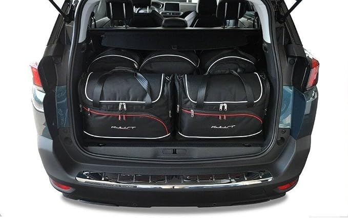 KJUST Dedizierte Reisetaschen 1 stk kompatibel mit PEUGEOT 5008 II (P87E) 2017+