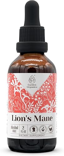 Lion's Mele - Extracto de tintura natural sin alcohol, potenciador del sistema inmunológico, gotas líquidas hechas de melena de león (hericium